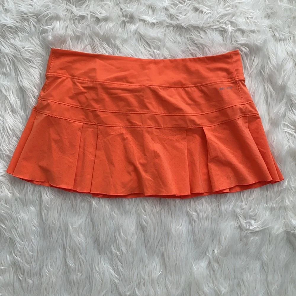 Nike | Orange Tennis Skirt